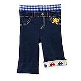 MIKIHOUSE(ミキハウス)前ポッケにIN ８分丈スパッツ 80cm,ブルー