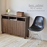 NC-C　マルチキャビネット3列2段　CTtype/カウンター (ダークブラウン)