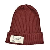 よつば洋品店オリジナル キッズ コットンニットキャップ (子供用/ワイン) 【QO-YY303】綿100％ ニット帽