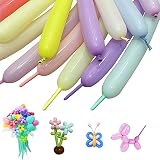 細長い バルーン アート 260 割れにくい 風船 マカロン色 200本 マジック ペンシル バルーン 動物用 モデリング 風船