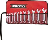 Stanley Proto J1200ES-11 12 Point Full Polish Short Combination Wrench Set, 11-Piece by Stanley-Prot