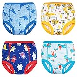 MooMoo Baby トレーニングパンツ コットン 6層 男の子 強い吸水性 通気性 幼児のトイレトレーニングパンツ 女の子 下着 赤ちゃ