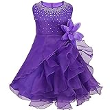 （イーエフイー）EFE　こどもドレス　女の子　女児ドレス　ふわふわチュチュスカート　ビーズの上着　ガールズ　キッズ　ワンピース　子供服　リボン飾り　ノースリーブ　結婚式　発表会　パーティー　フォーマル