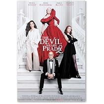 Amazon.co.jp: 【フレーム付-黒-】 映画ポスター プラダを着た悪魔