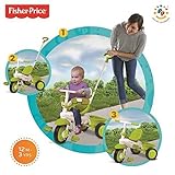 Fisher Price 3 In 1 Green Classic Trike Grows With Your Child Stroller Tricycle by Smart Trike