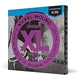 D'Addario ダダリオ エレキギター弦 XL Nickel .009-.065 8弦 Super Light EXL120-8 【国内正規品】