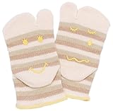 8890:KIDSたびボーダーソックス　マルチ（13-15ｃｍ）