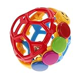 Baby rattles toys hand Bell a Little Loud Ball Baby ball Baby Develops the Intellect Grasping toys B