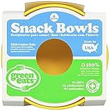 Green Eats 4 Pack Snack Bowl, Yellow by Green Eats