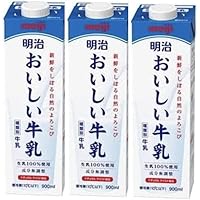 おいしい牛乳 Amazon.co.jp: （クール便）明治 おいしい牛乳 900ml × 6本