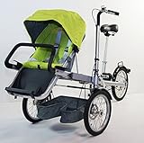 High End Convertible 3 in 1 Folding Stroller Bike with Big 16 'ホイール、ストレージ、Sun Shade by kidsviponline