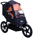 Tike Tech Single All Terrain X3 Sport All Season Stroller Cover, Black/Clear by Tike Tech