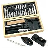CRAFTER'S EXACTO KNIFE-PLANER 35-PIECE SET 35pc cutting blade set - 3 All-metal Aluminum Handles, 28