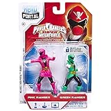 Jakks Pacific, Hero Portal, Saban's Power Rangers Super Megaforce Booster Pack, Pink Ranger and Gree