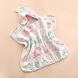 6重ガーゼ ベビーバスローブ おくるみ お洒落 マント 保温性 ふわふわガーゼタオル 通気性 大人(80cm x 170cm) C