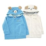 【アウトレット】Piccolo（ピッコロ） パーカー(70～90cm)キムラタンの子供服 70 ペールブルー (34307-143)