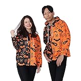 [monoii] 【 選べる ハロウィン パーカー レディース メンズ ハロウィーン かぼちゃ 衣装 ペア カップル 家族 Halloween 仮装 コスチューム ユニセックス e0023