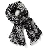 オールドネイビー OLD NAVY/ プラッド フリンジ ブランケット スカーフ ブラック ゲオ 小物 One Size【並行輸入】