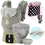 エルゴベビー 抱っこ紐（ベルト付） オリジナル/デュードロップ・インサート3III 【正規代理店2年間保証-SG認定付】 よだれパッド+収納ポーチ付