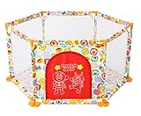 エムアンドエム それいけ! アンパンマン ベビーメッシュサークル 0248 アンパンマンと仲間たちがデザインされたベビ-サークル