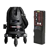 VOICE 5ライン レーザー墨出し器 VLR-5X メーカー1年保証 4方向大矩照射モデル【受光器セット】