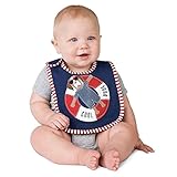 Mud Pie Baby Boy Marco Polo子犬プールFeeding Bib