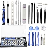 elfishjp 80 in 1 ドライバーセット 精密ドライバーセット 精密ドライバー 工具 修理ツール 多機能ツールキット 磁気スクリュードライバー 携帯電話 スマホ iPhone 修理・開腹・分