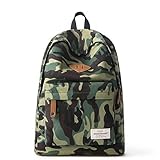 Abshoo Camouflage School Backpacks for Boys Bookbag (Green) [並行輸入品]