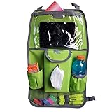 Backseat Organizer Heavy Duty Kick Mat With Ipad Tablet Pocket & Tissue Dispenser Quality Car Seat B