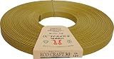 ハマナカ(HAMANAKA) エコクラフト30・124 約巾15mm からし 2508