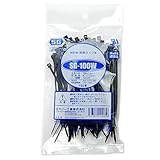 結束バンド 丈夫な国内製プロ仕様 SGタイ 屋外 対候 耐熱タイプ (長さ100㎜ SG-100W)