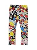 (マイファーストヒステリック) MY FIRST HYSTERIC SUPER POP MONSTER総柄オーガニックコットン10分丈レギンス 90cm ブラック