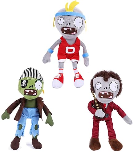 Amazon.co.jp: 植物と道化師のぬいぐるみゾンビセット3点、郵便配達員