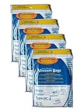 20 Sharp Canister Type PC-2 Vacuum Cleaner Allergy Bags, EC-10PC2, EC-05PC2 EC-PC4, EC-6312P, EC7314