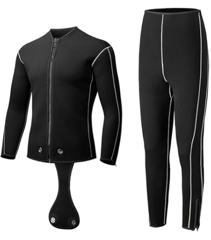 ダイビング・サーフィン　ウェットスーツ　2ピース　5㎜ Amazon | Rock88 3 / 5mm 2ピース 上下セットウェットスーツ