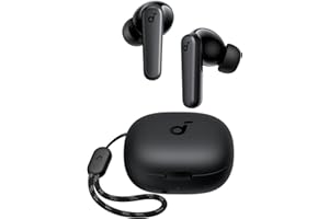 Soundcore by Anker P20i True Wireless Earbuds, 10mm Drivers with Big Bass, Bluetooth 5.3, 30H Long Playtime, Water-Resistant, 2 Mics for AI Clear Calls, 22 Preset EQs, Customization via App (Black)