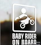 Baby in Car Baby On Board Baby Rider on Board Fun車ビニールステッカーデカールビニールバンパーステッカー