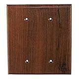 Sierra Lifestyles Traditional Switch Plate, 2 Blank, Black Walnut by Sierra Lifestyles