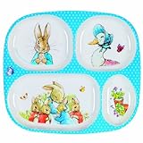Peter Rabbit Melamine 4 Compartments Plate by Peter Rabbit