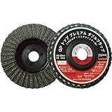 TRUSCO GPトッププレミアム ダブルフラップ 外径100Φ10枚入 80#