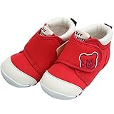 ホットビスケッツ(mikihouse) メッシュファーストベビーシューズ 13・5cm 赤（02）