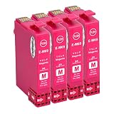 【横トナ】エプソン用 IC69 砂時計 互換インク ICM69 マゼンタ 4本 顔料インク 残量表示対応 対応機種：PX-045A / PX-046A / PX-047A / PX-105 / PX-405A / PX-435A / PX-436A / PX-437A / PX-505F / PX-535F / PX-S505