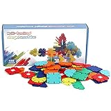 立体パズル 140枚 知育玩具 子供おもちゃ 雪の花びら プラスチック製 積み木セット 女の子/男の子 幼児教育 お誕生日 進学お祝いプレゼント hibote