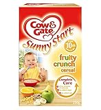 Cow & Gate Sunny Start from 10m onwards Fruity Crunch Cereal 250g - 10メートル以降フルーティークランチ穀物250グラムから牛＆ゲー