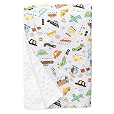 Baby Elephant Ears Ultra Soft Baby Blanket (XLarge (42x32), Vroom) by Baby Elephant Ears