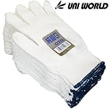 ユニワールド/純綿G 国産軍手/12双×10セット(120双入り) カラー：サラシ サイズ：フリー 品番：078