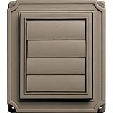 Builders Edge 140137079095 Scalloped Exhaust Vent 095, Clay by Builders Edge