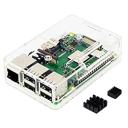 Raspberry Pi3 Model B+ ボード＆ケースセット 3ple Decker対応-Physical Computing Lab (Economy, Clear)