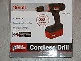 18 Volt 3/8 Cordless Drill with Keyless Chuck by Drill Master by Drill Master