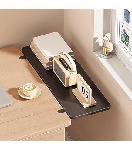 CALASK Desk Extender Tray - 27.16x9.45 Foldable Keyboard Shelf With Clamp
